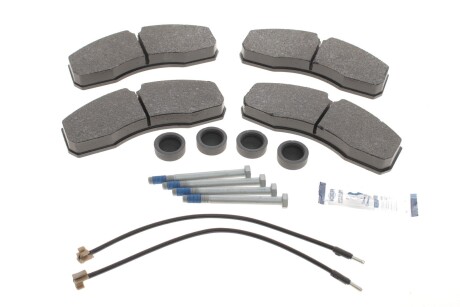 Колодки гальмівні (передні/задні) Renault Master 04-10/Mascott/Iveco Daily 99-06 (з датчиками) UA63 ICER 141499