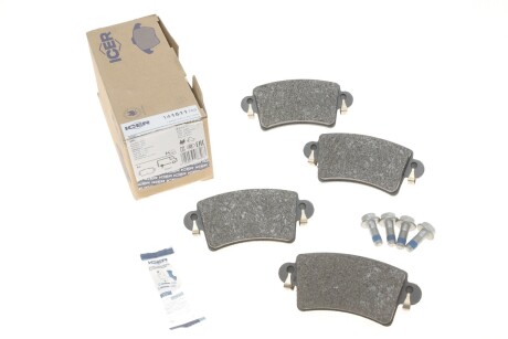 Колодки гальмівні (задні) Renault Master II/Opel Movano 98-/Nissan Interstar 02- UA63 ICER 141511-703