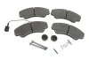 Колодки гальмівні (передні) Citroen Jumper/Fiat Ducato/Peugeot Boxer 99- R16 (+датчик) UA63 ICER 141522-066 (фото 1)