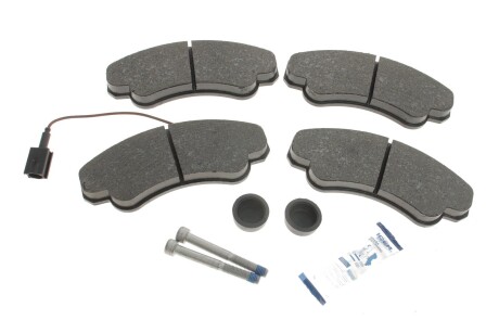 Колодки гальмівні (передні) Citroen Jumper/Fiat Ducato/Peugeot Boxer 99- R16 (+датчик) UA63 ICER 141522-066