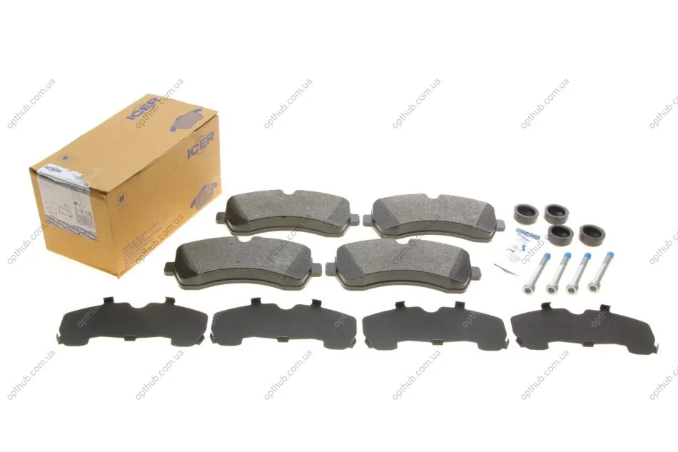 Колодки гальмівні (передні) MB Sprinter (906,907,910) 210-519CDI/VW Crafter 30-35/30-50 06-(спарка UA63 ICER 141785 (фото 1)