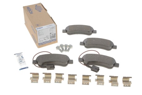 Колодки гальмівні (задні) Citroen Jumper/Fiat Ducato/Peugeot Boxer 06- (+датчики) UA63 ICER 141804-203