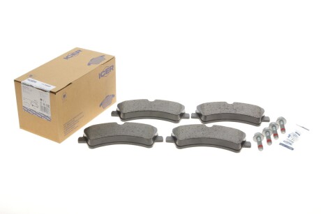 Колодки гальмівні (задні) MB Sprinter (906) 411-519CDI/VW Crafter 30-35/30-50 06- (спарка) UA63 ICER 141849