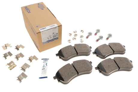 Колодки гальмівні (передні/задні) VW Crafter/MAN TGE 16- UA63 ICER 142284