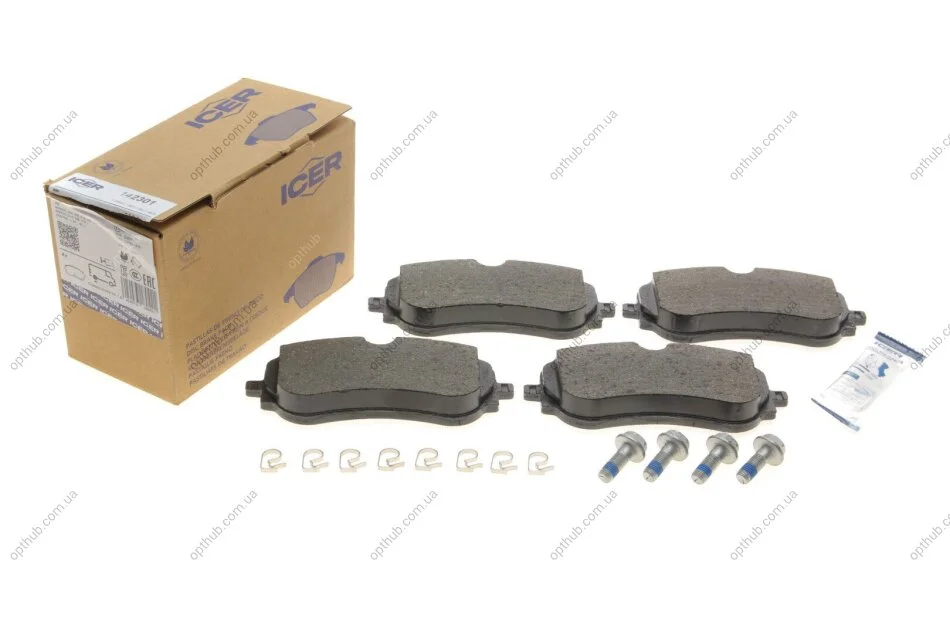 Колодки гальмивни (задни) VW Crafter 16-/Amarok 10-/MAN TGE 16- UA63 ICER 142301 (фото 1)