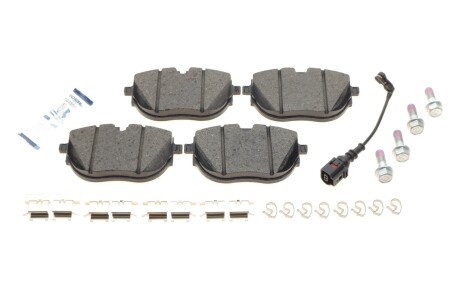 Колодки гальмівні (передні) VW T6 15- (з датчиком) (opt-om) ICER 142399