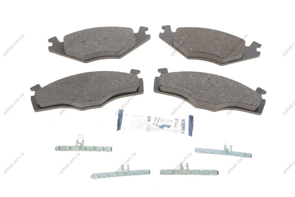 Колодки гальмивни (передни) Seat Cordoba/Ibiza 93-02/VW Golf/Jetta 76-91/Passat B2 83-88 UA63 ICER 180459 (фото 1)