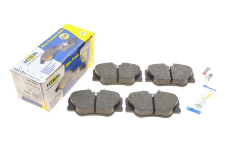 Колодки гальмівні (передні) MB 100 (W201)/124 (W124) 84-93/E-class (W124/S124/C124/A124) 93-98 UA63 ICER 180510-700