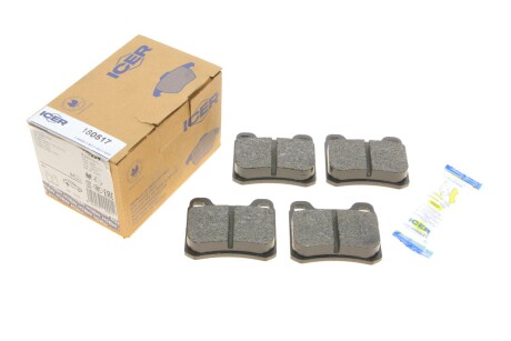 Колодки гальмівні (задні) MB C-class (W202/S202)/E-class (W124/S124/C124) 93-00/MB 100 (W201) 85-9 UA63 ICER 180517