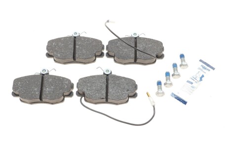 Колодки гальмівні (передні) Renault Clio 90-98/11/19/21 84-96/Peugeot 205/309 85-98 (+датчики) UA63 ICER 180554-700