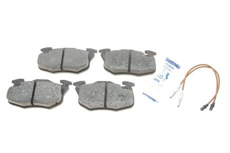 Колодки гальмівні (передні) Peugeot 106 91-04/205/305/309/405 82-98/Renault Clio 91-98 (з датчик.) UA63 ICER 180633