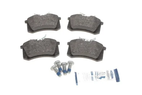 Колодки гальмивни (задни) Citroen C3-C8/Skoda Octavia 01-/Renault Megane 08-/VW Golf 91-14/Pol UA63 ICER 180697-700