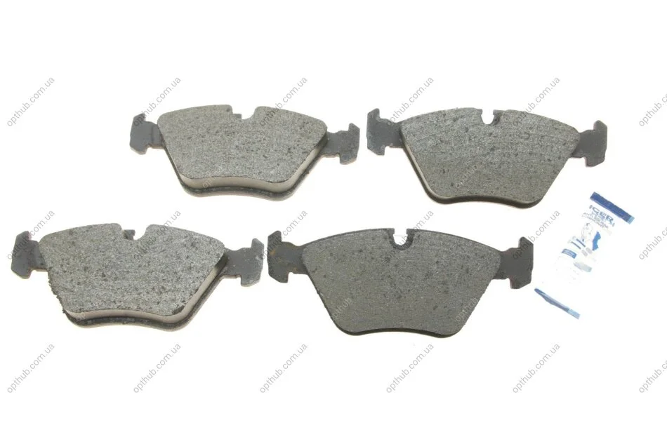 Колодки гальмивни (передни) BMW 3 (E36/E46) 92-06/5 (E34) 87-96/7 (E32) 87-94/Z3 (E36) 97-03 UA63 ICER 180773 (фото 1)