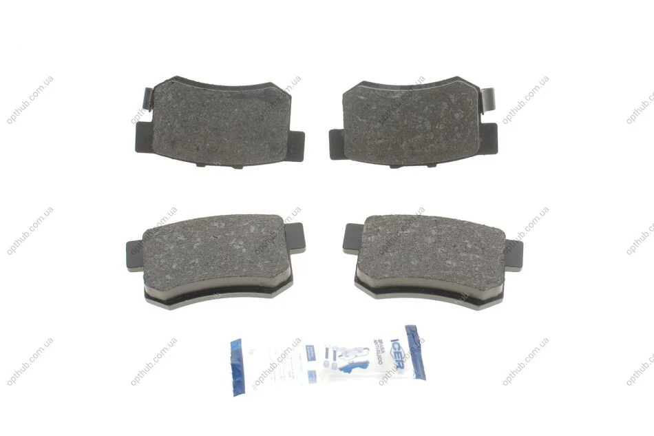 Колодки гальмивни (задни) Suzuki SX4/Swift 06-/Honda Accord 91-93/Civic 95-/Fiat Sedici 06-14 UA63 ICER 180798 (фото 1)