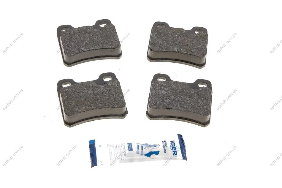 Колодки гальмивни (задни) Opel Astra F 91-01/Kadett E 86-91/Vectra A 88-95 UA63 ICER 180807 (фото 1)