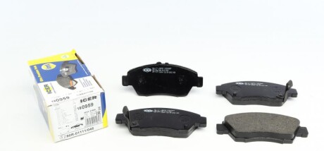 Колодки гальмівні (передні) Honda Civic V/VI/VII 91-05/CRX III 92-98/Jazz 08-14 UA63 ICER 180959