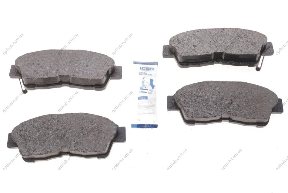 Колодки гальмівні (передні) Toyota Camry 90-02/Corolla 87-02/Rav4 94-00 UA63 ICER 181005 (фото 1)