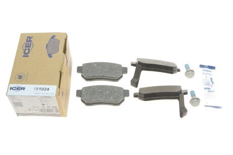 Комплект гальмівних колодок.).) ICER 181024