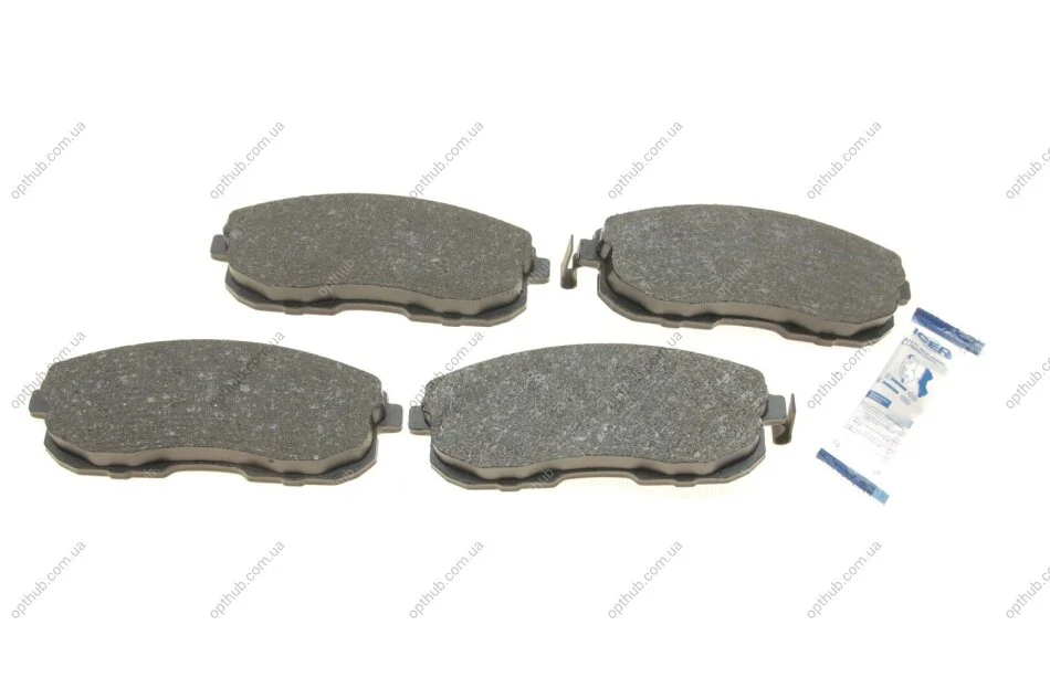 Колодки гальмивни (передни) Nissan Altima/Bluebird/Maxima 88-/Teana 03-13/Tiida 11-/Renault Safran UA63 ICER 181101 (фото 1)