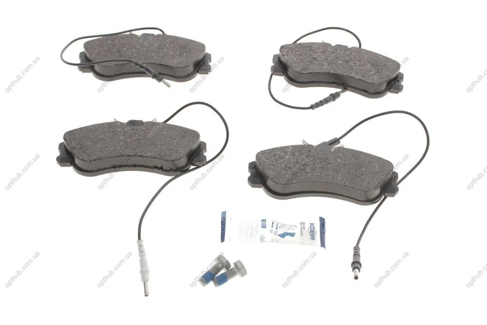 Колодки гальмівні (передні) Citroen Berlingo 96-11/Xsara/Peugeot 306 93-05/Partner 96-15 (+дат UA63 ICER 181136-700 (фото 1)