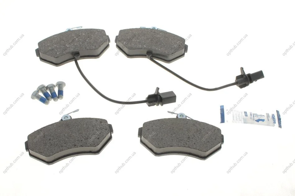 Колодки гальмівні (передні) Audi A4 94-08/Seat Exeo 08-13/VW Passat B5 96-00 (+датчики) UA63 ICER 181157-203 (фото 1)