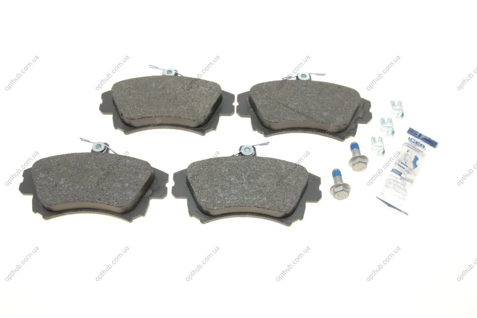 Колодки гальмівні (передні) Mitsubishi Carisma 95-06/Volvo S40 I/V40 95-04 UA63 ICER 181236-701 (фото 1)