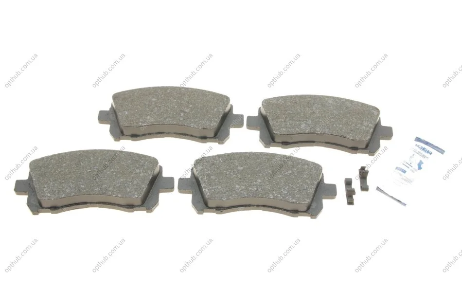 Колодки гальмівні (передні) Subaru Forester/Outback 97-03/Impreza 92-/Legacy 89-03 UA63 ICER 181247 (фото 1)