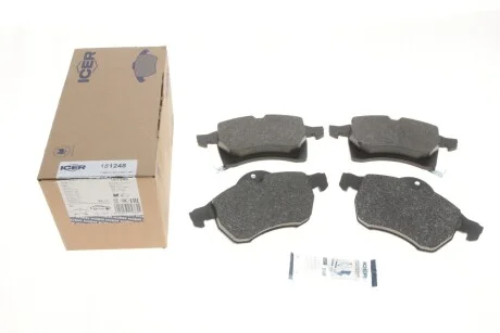 Колодки гальмівні (передні) Opel Astra G 98-09/Zafira A 99-05/Chevrolet Astra 02-11 UA63 ICER 181248