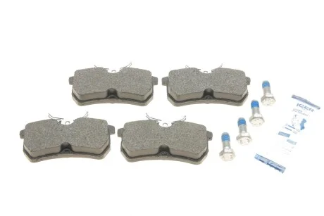 Колодки гальмивни (задни) Ford Focus 98-05/Fiesta V/VI 05- UA63 ICER 181265-700