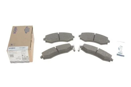 Колодки тормозние (передни) Hyundai Elantra/Matrix 00-10/Grandeur 06-10/Sonata 93-01 UA63 ICER 181267
