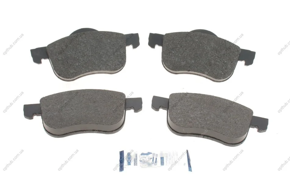 Колодки гальмівні (передні) Volvo S60 00-10/S70 97-00/S80 98-06/V70 95-06/XC70 Cross Country 00-07 UA63 ICER 181297 (фото 1)