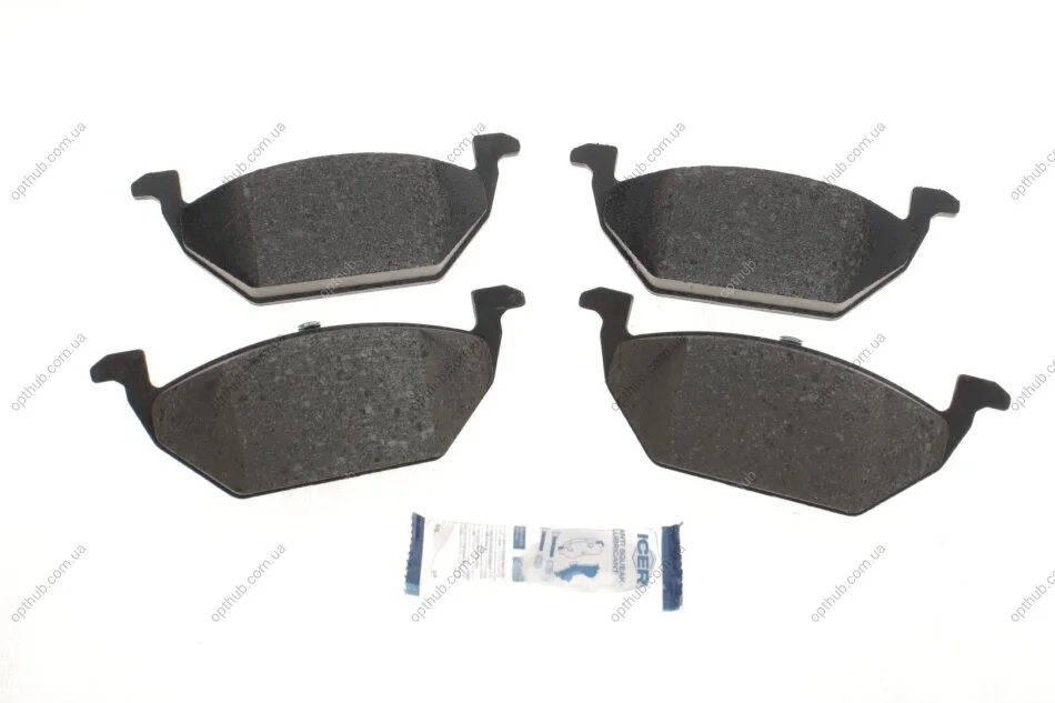 Колодки гальмивни (передни) Audi A1 10-18/A3/Seat/Skoda Fabia/Octavia/VW Golf 96-/Caddy/Polo 04- UA63 ICER 181338 (фото 1)