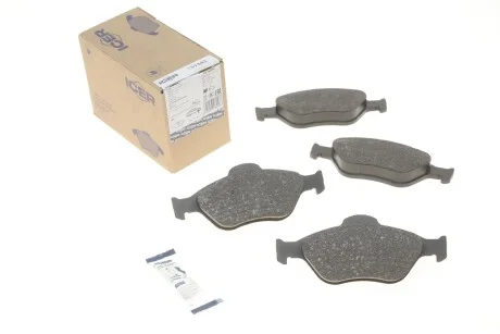Колодки гальмивни (передни) Ford Fiesta 95-10/Fusion/Ka 02-12/Puma/Mazda 121 96-03/Mazda 2 03-07 UA63 ICER 181343