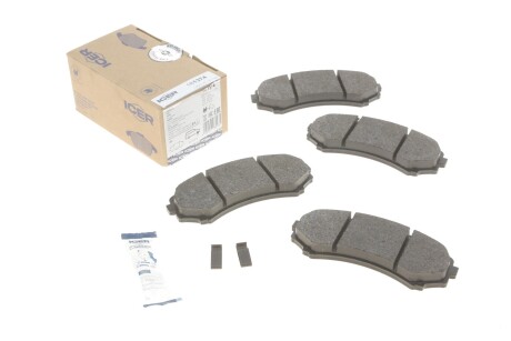 Колодки гальмівні (передні) Mitsubishi Grandis 04-11/Pajero II-IV 90-/Mazda E2000/2200 88-03 UA63 ICER 181374