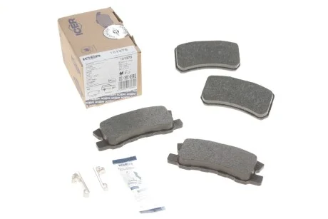 Колодки гальмивни (задни) Citroen C4/Peugeot 4008 12-/Dodge/Jeep/Mitsubishi Outlander 06-/Pajero 9 UA63 ICER 181375