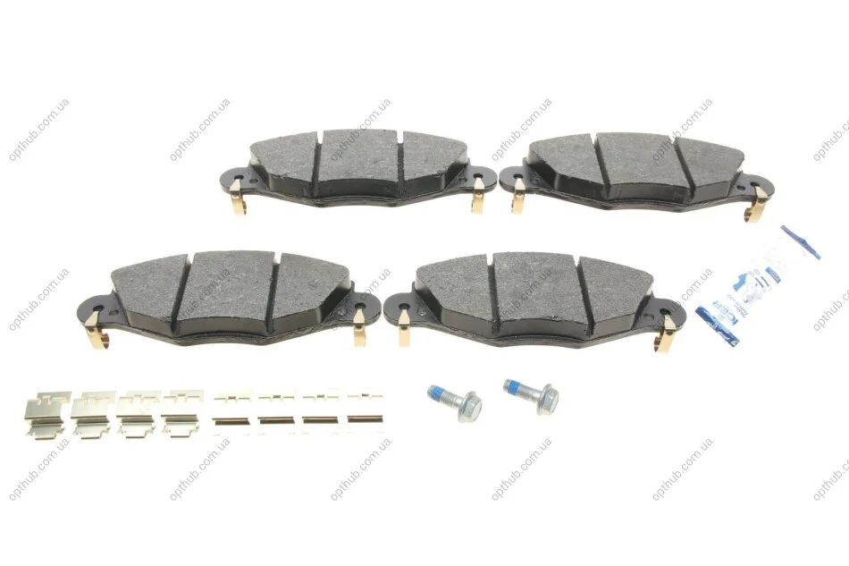 Колодки гальмівні (передні) Citroen С5 01- (+датчики) UA63 ICER 181406-701 (фото 1)