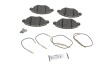 Колодки гальмивни (передни) Citroen C5 01- (+датчики) UA63 ICER 181419-701 (фото 1)