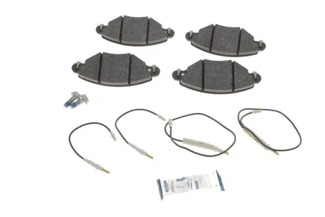 Колодки гальмівні (передні) Citroen C5 01- (+датчики) UA63 ICER 181419-701