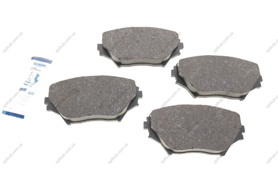 Колодки гальмівні (передні) Toyota Rav 4 II 00-05 UA63 ICER 181519 (фото 1)