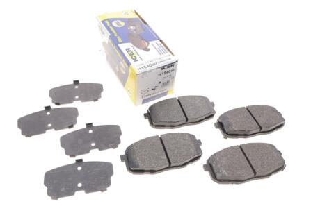 Комплект гальмівних колодок.).) ICER 181540-207