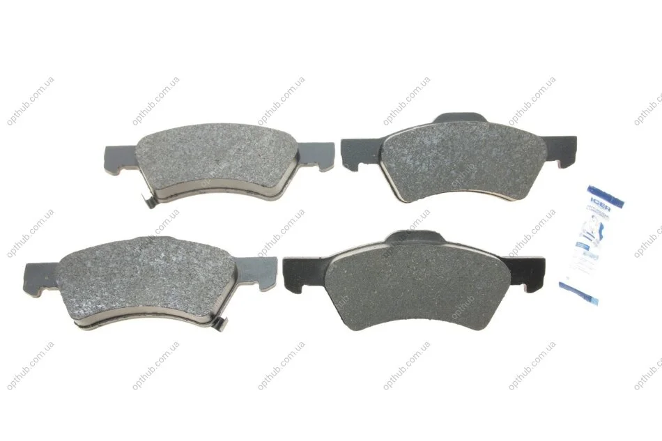Колодки гальмівні (передні) Chrysler Voyager IV 00-08/Dodge Caravan 00-07/Grand Caravan 07- UA63 ICER 181544 (фото 1)