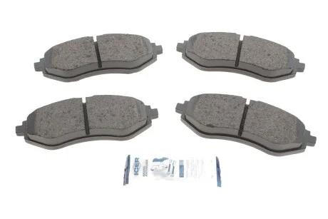 Колодки гальмивни (передни) Chevrolet Aveo/Kalos/Daewoo Kalos 03- UA63 ICER 181566
