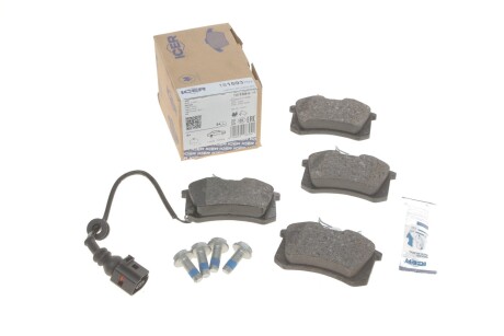 Колодки гальмівні (задні) Skoda Fabia 99-/VW Caddy/Golf 03-16/Passat B5 96-05/Polo 01- (+датчи UA63 ICER 181593-703