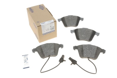 Колодки гальмівні (передні) Audi A4 03-09/A6/A8 03-11/Seat Exeo 08-13 (+датчики) UA63 ICER 181654