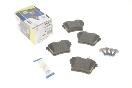 Колодки гальмивни (задни) Citroen C5 08-/Peugeot 407 04-/607 00-11 UA63 ICER 181658-703