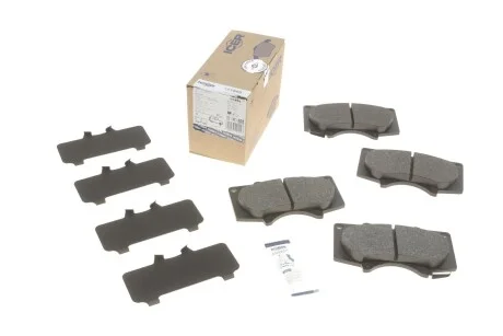 Колодки гальмивни (передни) Mitsubishi Pajero IV/Toyota Hilux 06-/Land Cruiser Prado/Lexus GX 01- UA63 ICER 181665