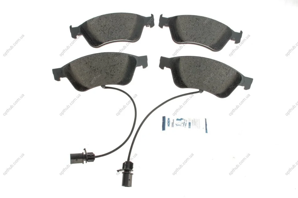 Колодки гальмівні (передні) Audi A6 04-11/A8 96-/Seat Ibiza 03-04/VW Phaeton 02-16 (+датчики) UA63 ICER 181725 (фото 1)