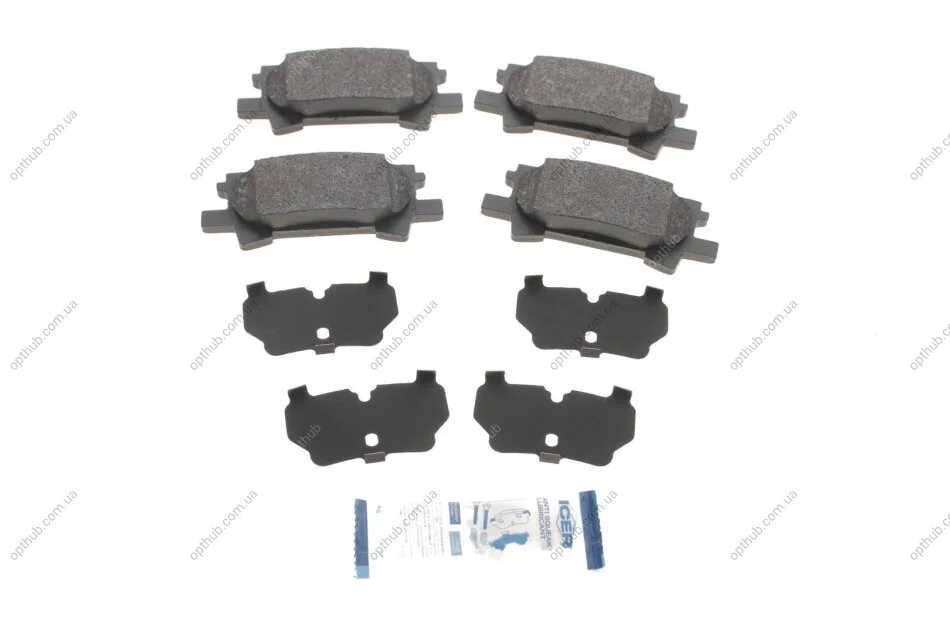 Колодки гальмивни (задни) Toyota Highlander/Kluger 00-10/Lexus RX II 03-08 (opt-om) ICER 181751 (фото 1)