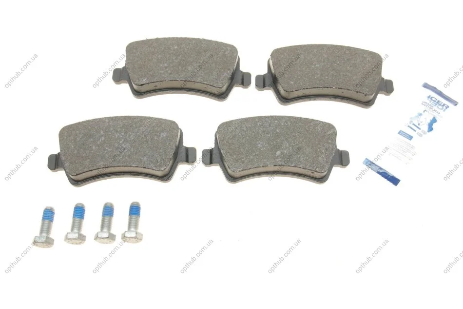 Колодки гальмівні (задні) Ford Galaxy/S-Max 06-15/Volvo S60/S80/V60/V70/XC60/XC70 08-/Land Rover 1 UA63 ICER 181776 (фото 1)