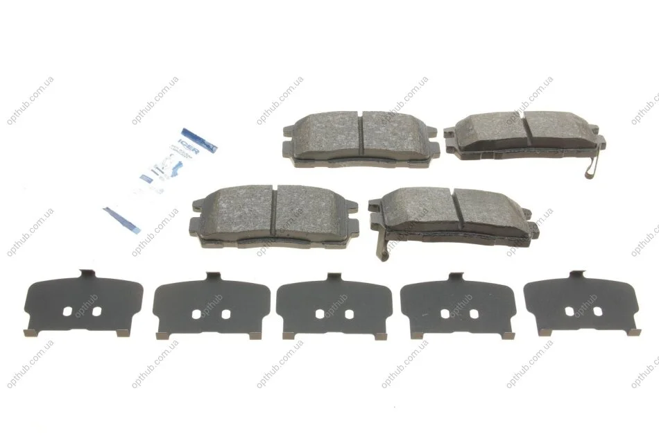 Колодки гальмівні (задні) Opel Antara A/Chevrolet Captiva 06- UA63 ICER 181799 (фото 1)